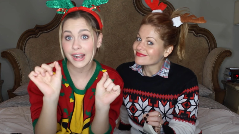 Natasha Bure, Candace Cameron Bure, Christmas sweaters