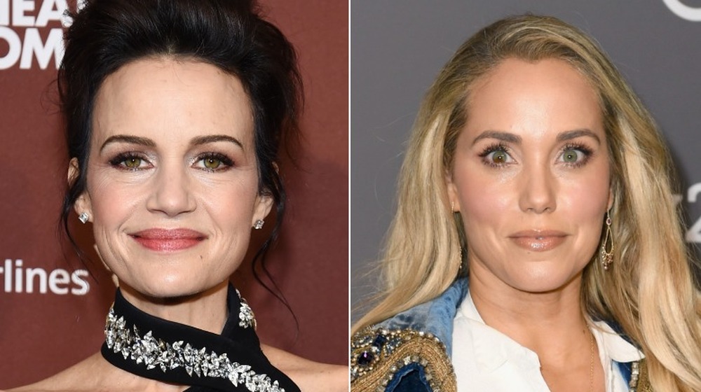 Carla Gugino and Elizabeth Berkley