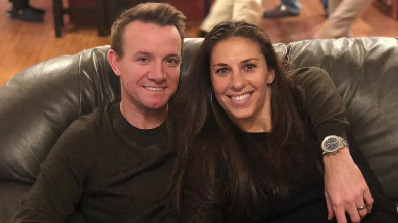 Carli Lloyd and Brian Hollins