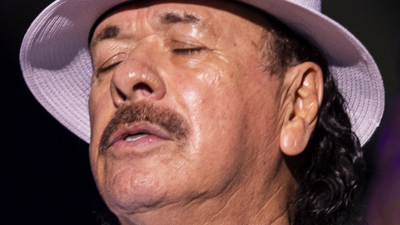 Carlos Santana performing