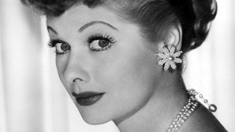 Lucille Ball posing