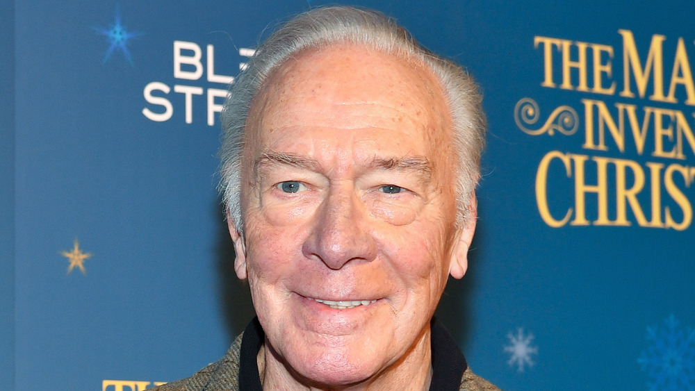 Christopher Plummer on the red carpet