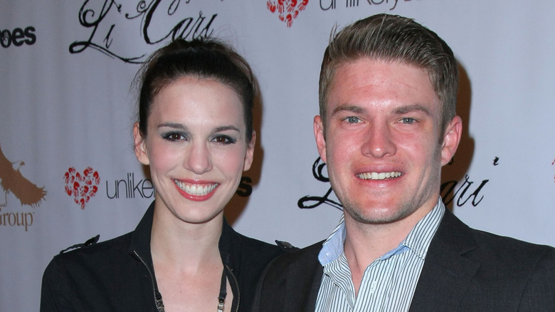 Christy Carlson Romano, Brendan Rooney smiling