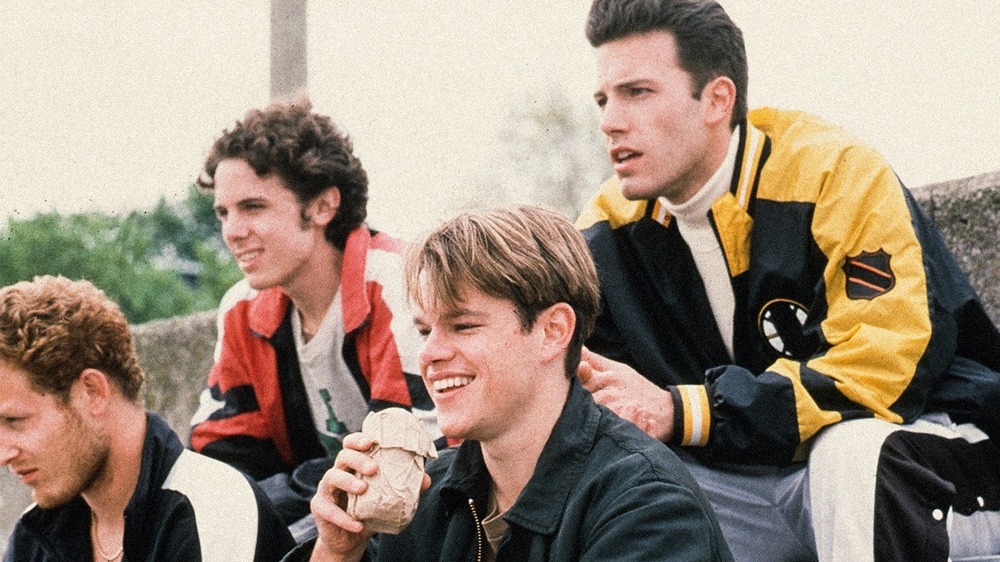 Cole Hauser appears with Ben Affleck and Matt Damon in Good Will Hunting