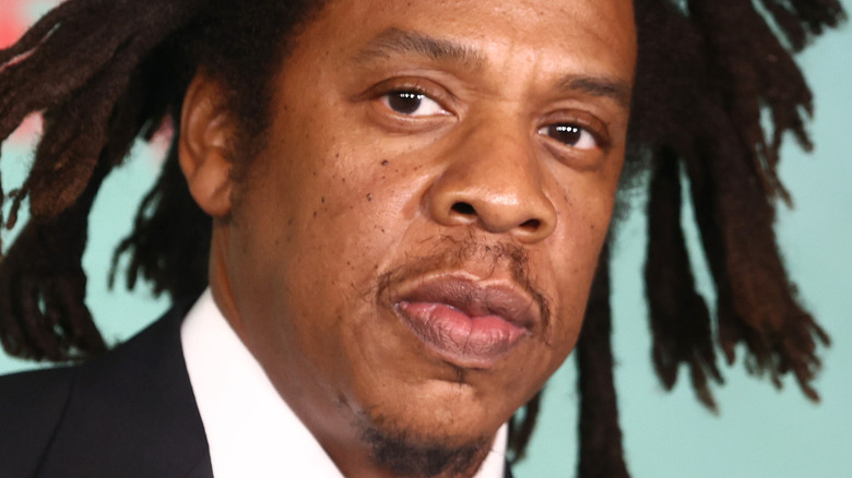 Jay-Z posing in 2021