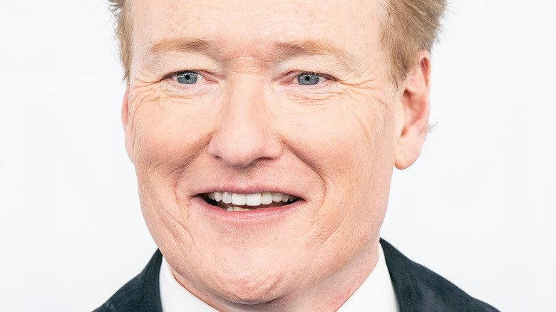 Conan O'Brien, smiling