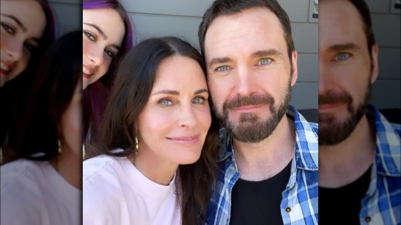Coco Arquette, Courteney Cox, and Johnny McDaid