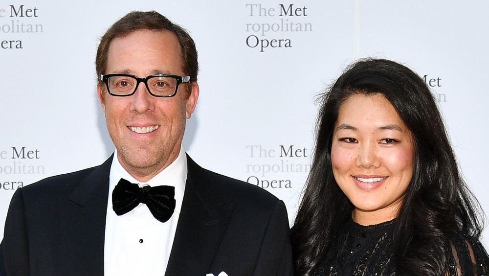 Crystal Kung Minkoff and Rob Minkoff posing together 