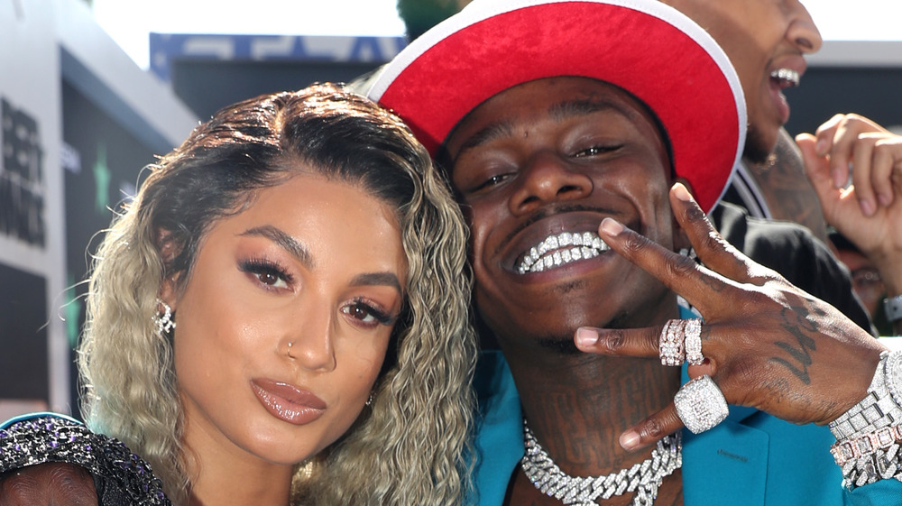 DaBaby and DaniLeigh at the BET Awards