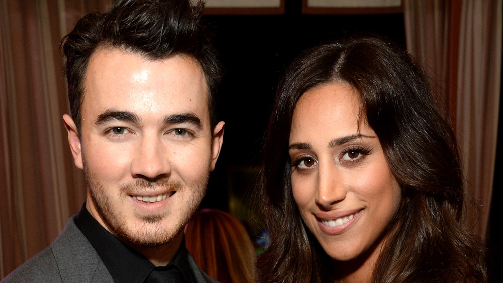 Kevin Jonas and Danielle Jonas smiling