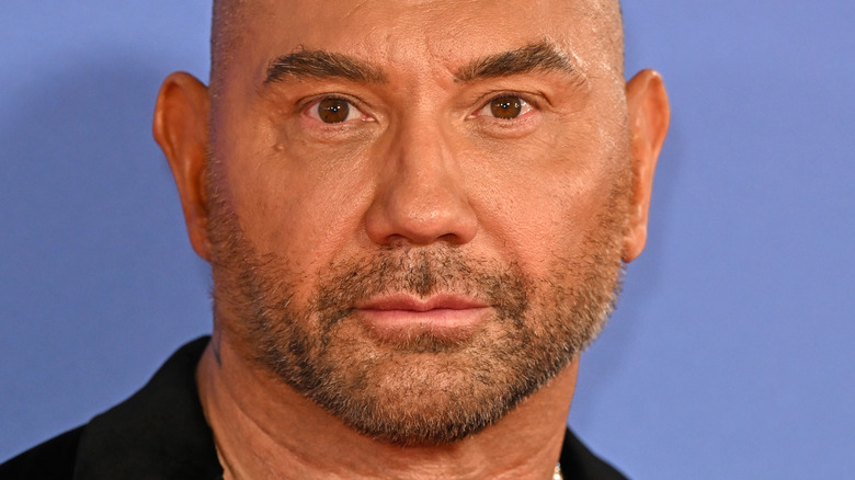 Dave Bautista staring