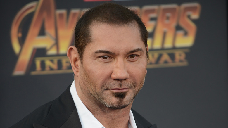 Dave Bautista rocks a soul patch