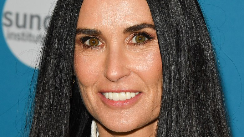 Demi Moore smiling