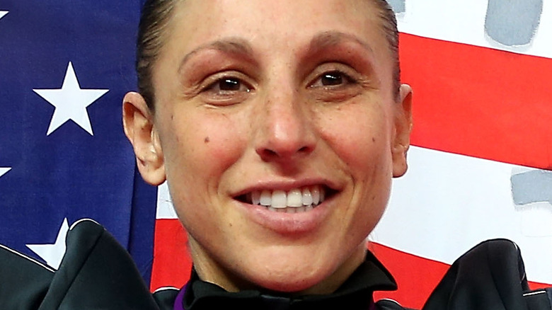 Diana Taurasi in front of American flag