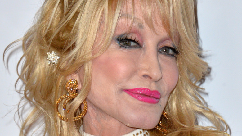 Dolly Parton smiling