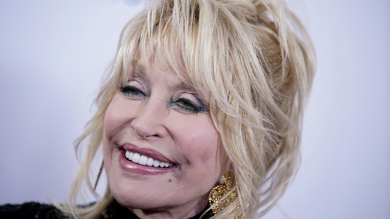 Dolly Parton smiling