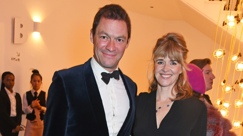 Dominic West and Catherine FitzGerald at an event