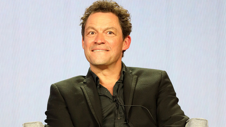 Dominic West speaking at TCAs