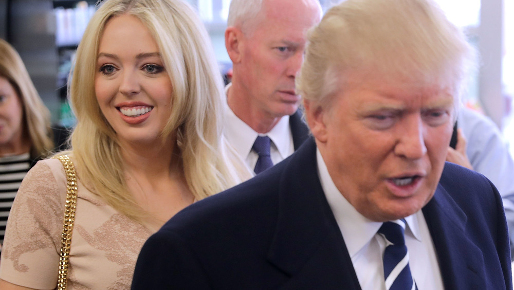 Tiffany Trump and Donald Trump at a Wawa in 2016