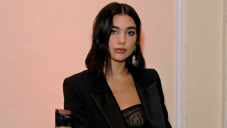 Dua Lipa posing for camera