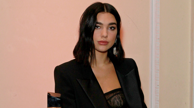 Dua Lipa posing for camera