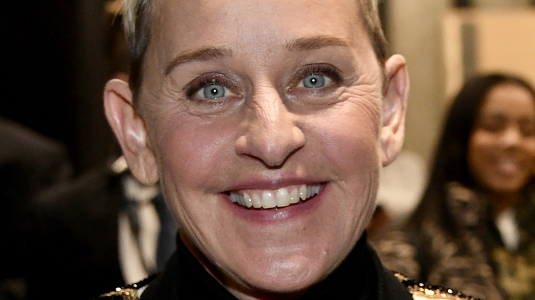 Ellen DeGeneres smiling