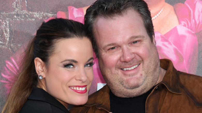 Katherine Tokarz and Eric Stonestreet on the red carpet