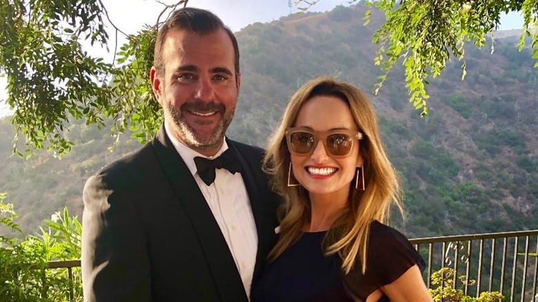 Shane Farley smiling with Giada De Laurentiis