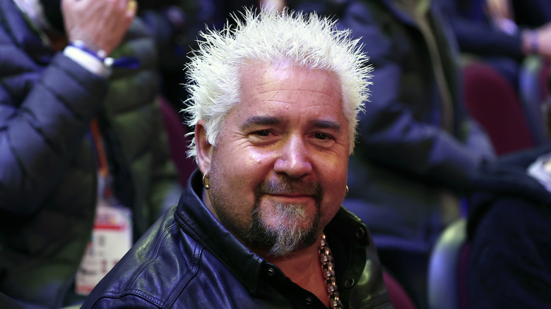 Guy Fieri goatee beard smiling