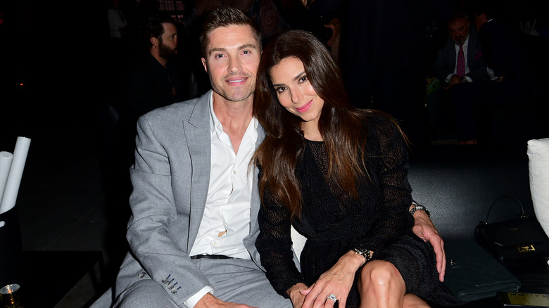 Eric Winter and Roselyn Sanchez posing