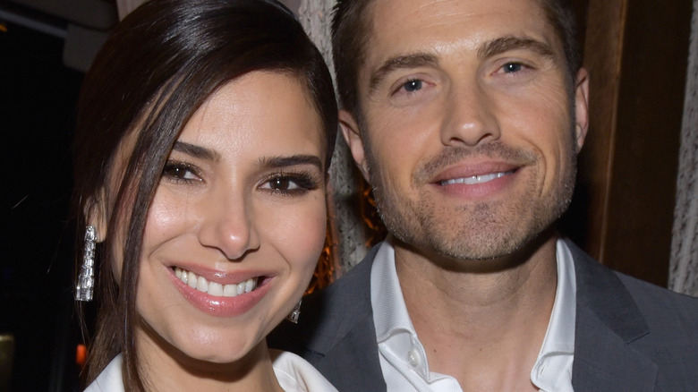 Eric Winter and Roselyn Sanchez smiling
