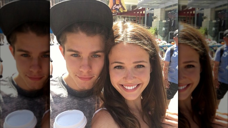 Jake Manley and Jocelyn Hudon selfie