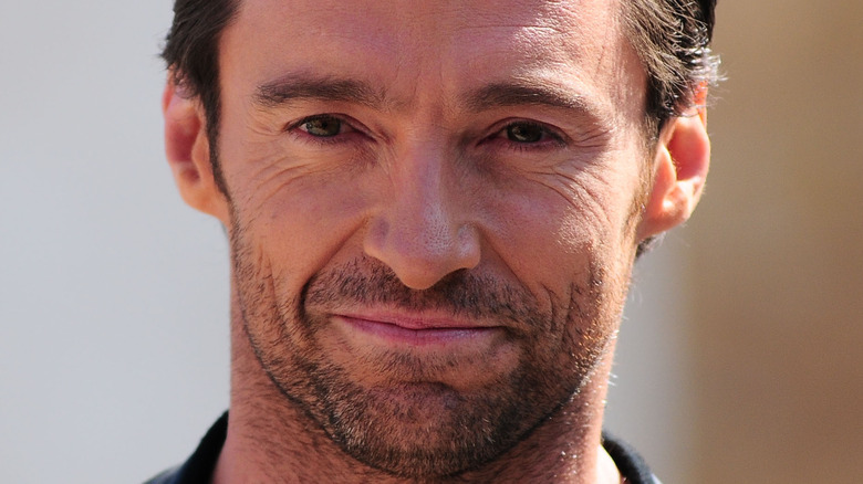 Hugh Jackman smiles