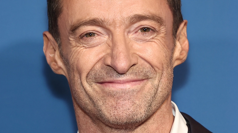 Hugh Jackman smiling