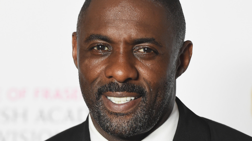 Idris Elba smiling