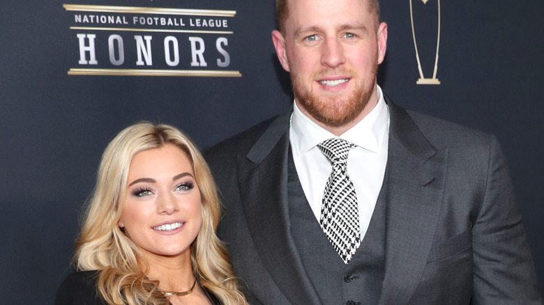 J.J. Watt, Kealia Ohai Watt smiling