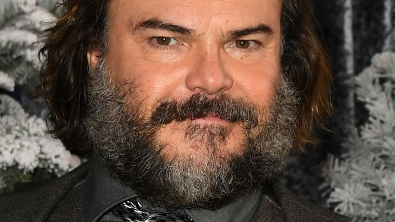 Jack Black with long hair