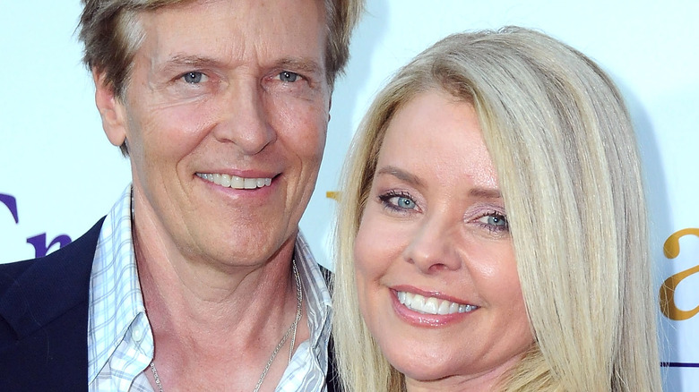 Jack Wagner and wife Kristina Wagner attend the 2015 Summer TCA Tour