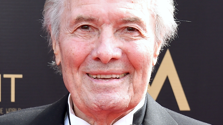 Jacques Pepin smiling on the red carpet 2019