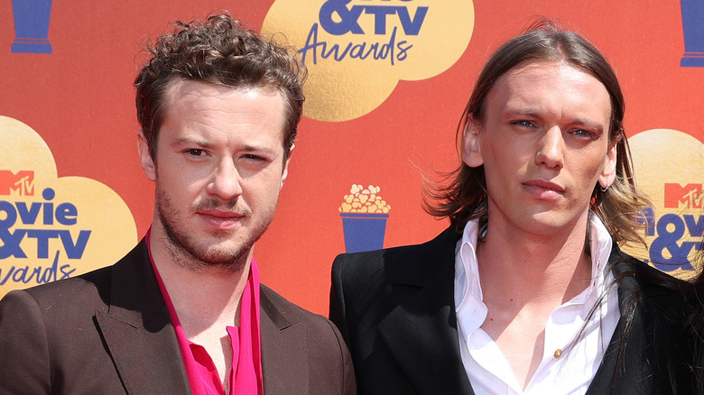 Jamie Campbell Bower and Joseph Quinn photographed side by side 