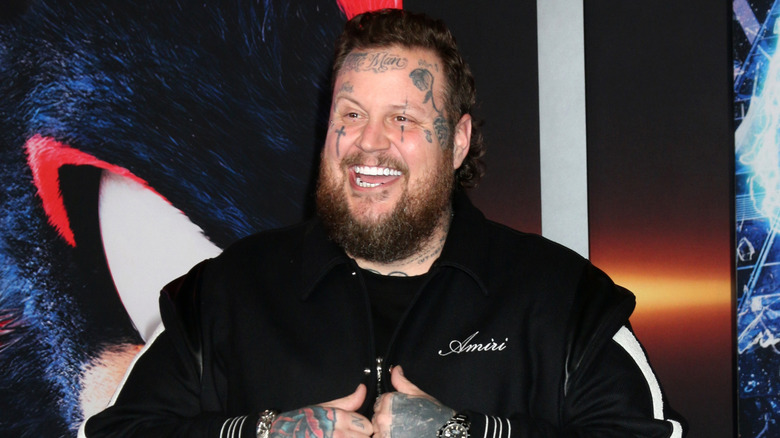 Jelly Roll with a big grin on his face