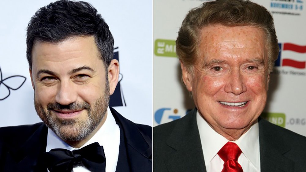 Jimmy Kimmel and Regis Philbin