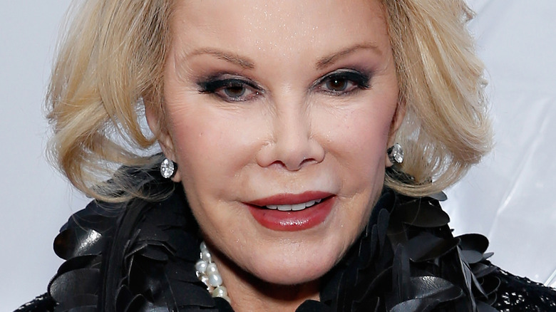 Joan Rivers attending the Elie Tahari presentation