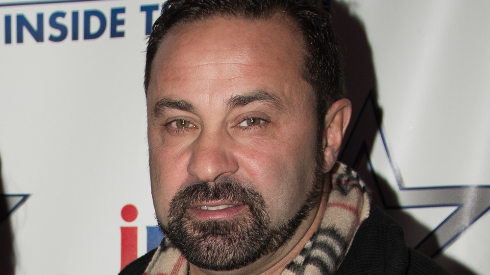 Joe Giudice poses for the cameras