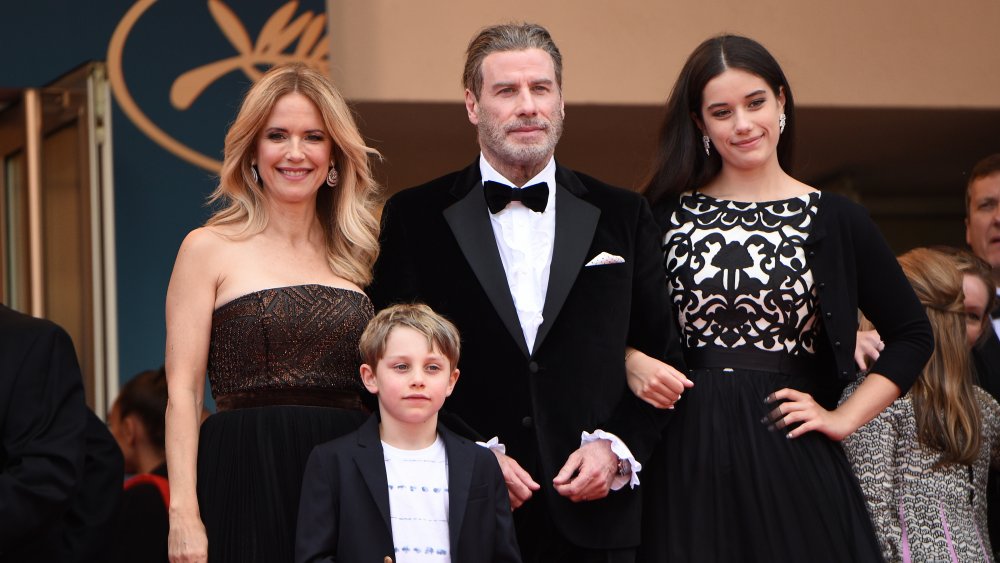 Kelly Preston, John Travolta, Benjamin Travolta, Ella Travolta