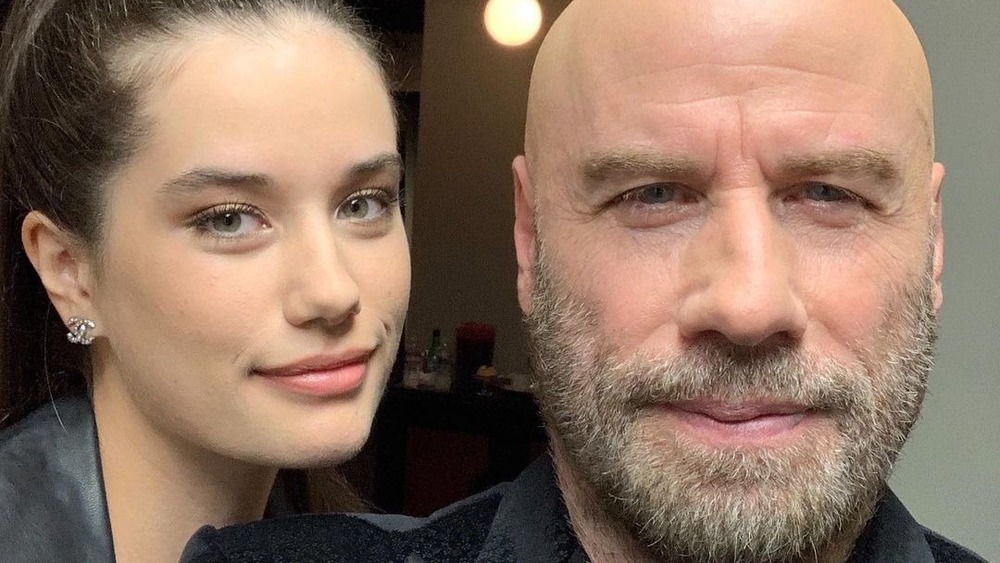 Ella and John Travolta pose for a selfie