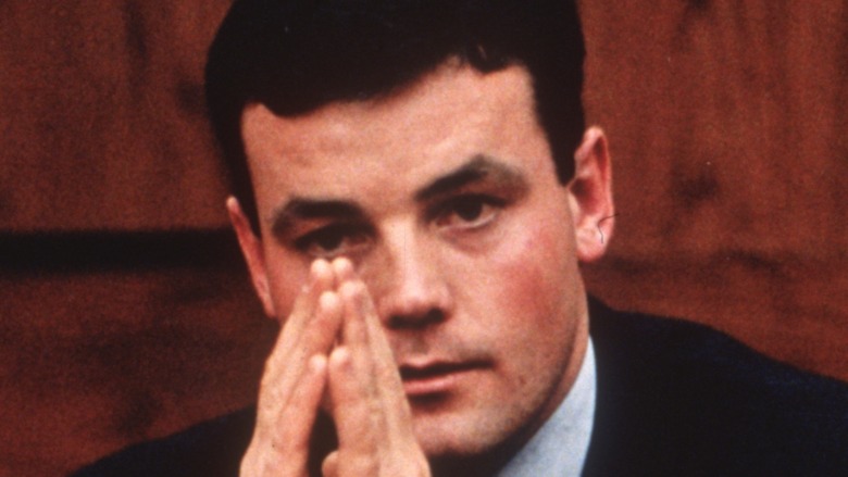 John Wayne Bobbitt testifying in court