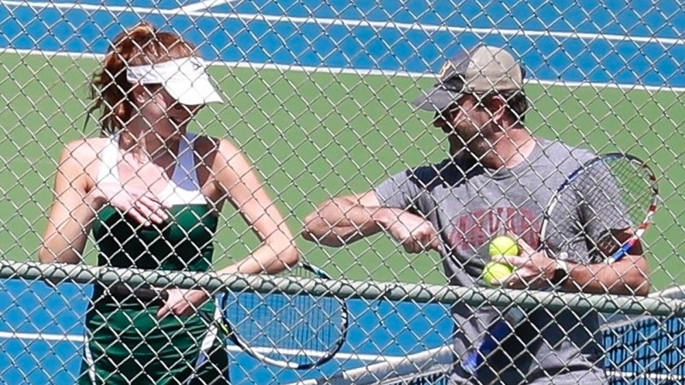 Jon Hamm and Anna Osceola