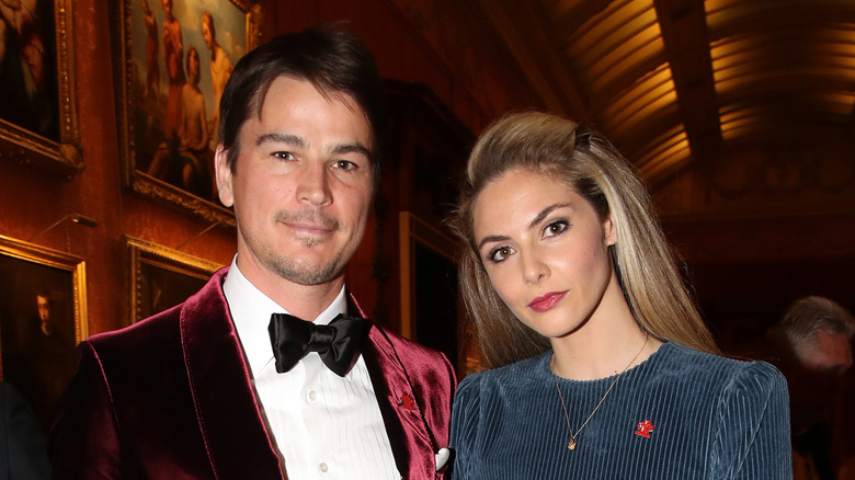 Josh Hartnett and Tamsin Egerton smiling together