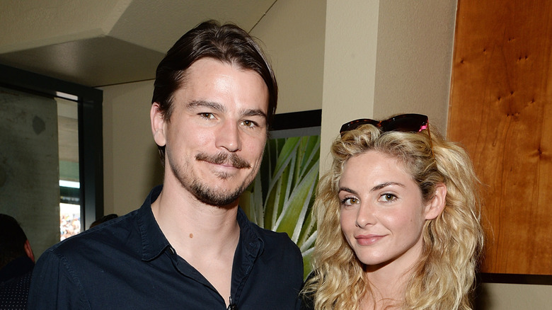Josh Hartnett and Tamsin Egerton smiling together